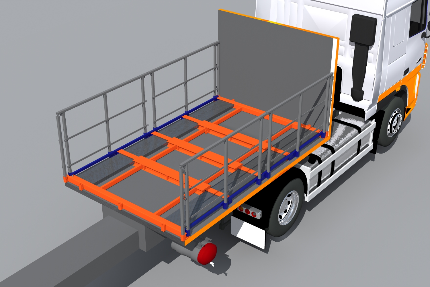 Veilig laden en lossen van vrachtwagens